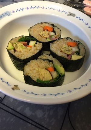 玄米恵方巻-レシピのメイン写真