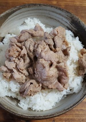豚肉を使った焼肉丼-レシピのメイン写真