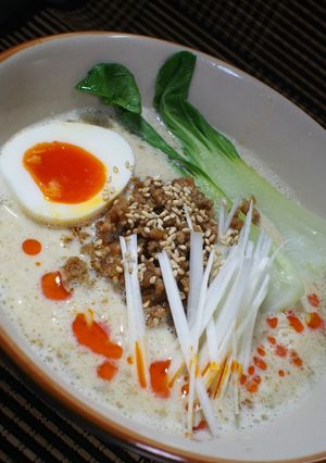 クリーミー♪「マイルド担々麺(白)」-レシピのメイン写真