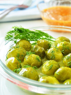 トルコ料理☆芽キャベツのレモンオイル煮-レシピのメイン写真