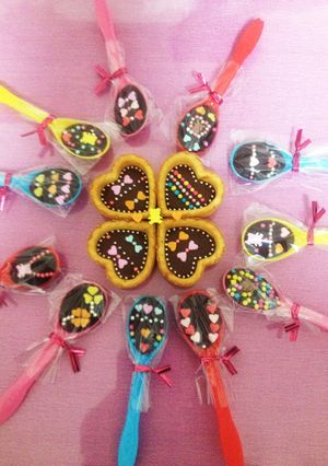 バレンタイン♡かわいいトッピングだけ!-レシピのメイン写真