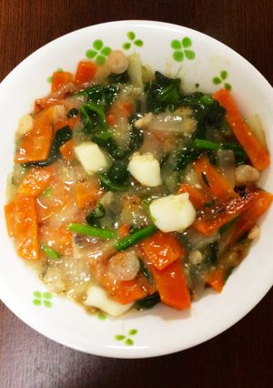 簡単！海鮮と野菜の中華風炒め-レシピのメイン写真