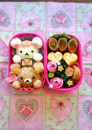 バレンタインに♡リラックマとコリラックマ-レシピのメイン写真