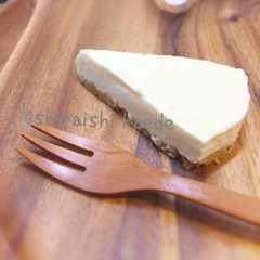 รูปของ フライパンで簡単バレンタインチーズケーキ