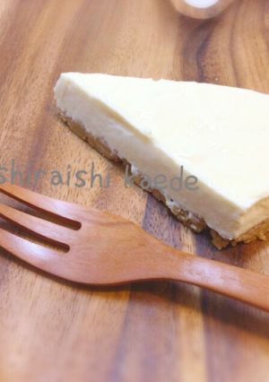 フライパンで簡単バレンタインチーズケーキ-レシピのメイン写真