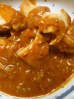 簡単!鶏むね肉のマスタードソースがけ♪-レシピのメイン写真