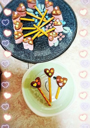 バレンタイン♥マシュマロスティック☆-レシピのメイン写真