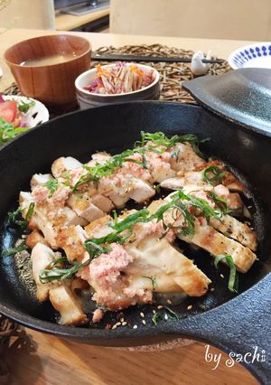 スキレットで！明太子チーズチキンソテー-レシピのメイン写真