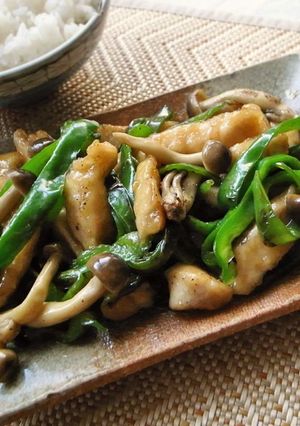 鶏むね肉でチンジャオロース風-レシピのメイン写真