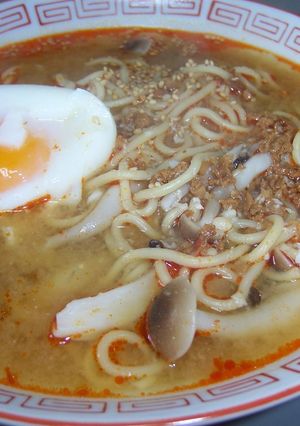 ホントに簡単！坦々麺風味噌ラーメン-レシピのメイン写真