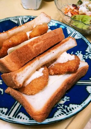 食パンで！フィッシュバーガー-レシピのメイン写真