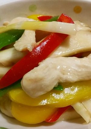 青椒肉絲チキン-レシピのメイン写真