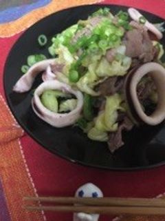イカとキャベツの醤油バター炒め-レシピのメイン写真
