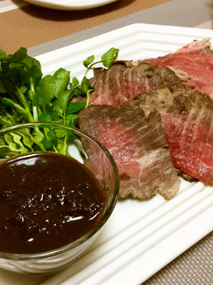 ローストビーフのサラダ巻き♡梅風味。-レシピのメイン写真