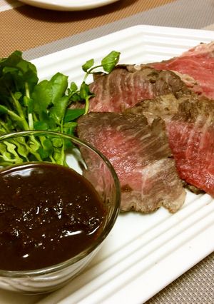 ローストビーフのサラダ巻き♡梅風味。-レシピのメイン写真
