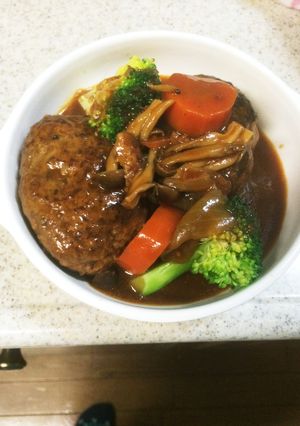 洋食屋さんのハンバーグ-レシピのメイン写真