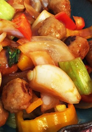 簡単10分 冷凍肉団子で酢豚-レシピのメイン写真