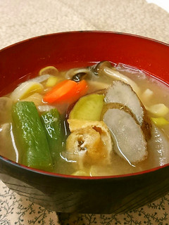 いろどり根菜みそ汁-レシピのメイン写真