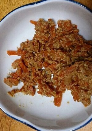 にんじんのゴマ味噌炒め-レシピのメイン写真