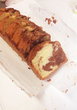 簡単！美味しい！マーブルケーキ-レシピのメイン写真