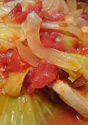 鶏肉とキャベツ◎トマトスープ-レシピのメイン写真