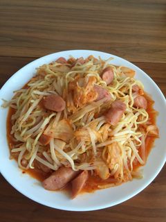 簡単ランチ!キムチ焼きそば-レシピのメイン写真