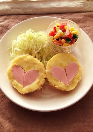 簡単♪ギョニソでハートなコロッケ♪-レシピのメイン写真