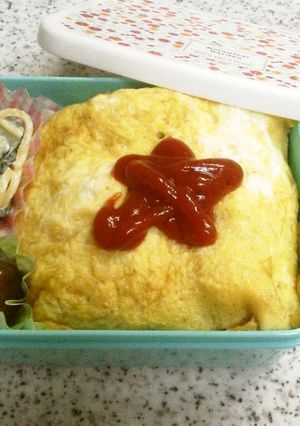 ぱぱっと!オムライス弁当-レシピのメイン写真