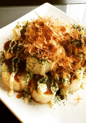 お好み焼き風焼き山芋-レシピのメイン写真