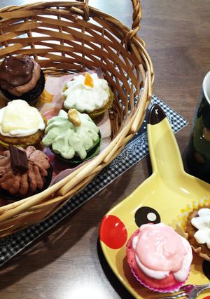 ポケモン ポフレ風カップケーキ-レシピのメイン写真