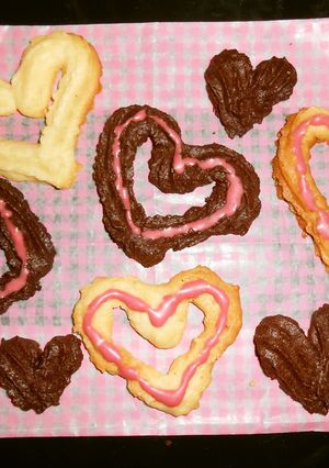 ハート♡のしぼり出し簡単クッキー-レシピのメイン写真
