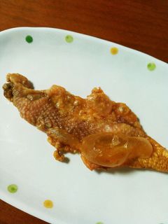 パリパリ 鶏皮 おつまみに-レシピのメイン写真