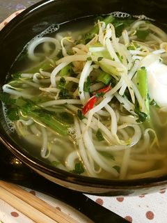 フォーのスープであっさりうどん-レシピのメイン写真