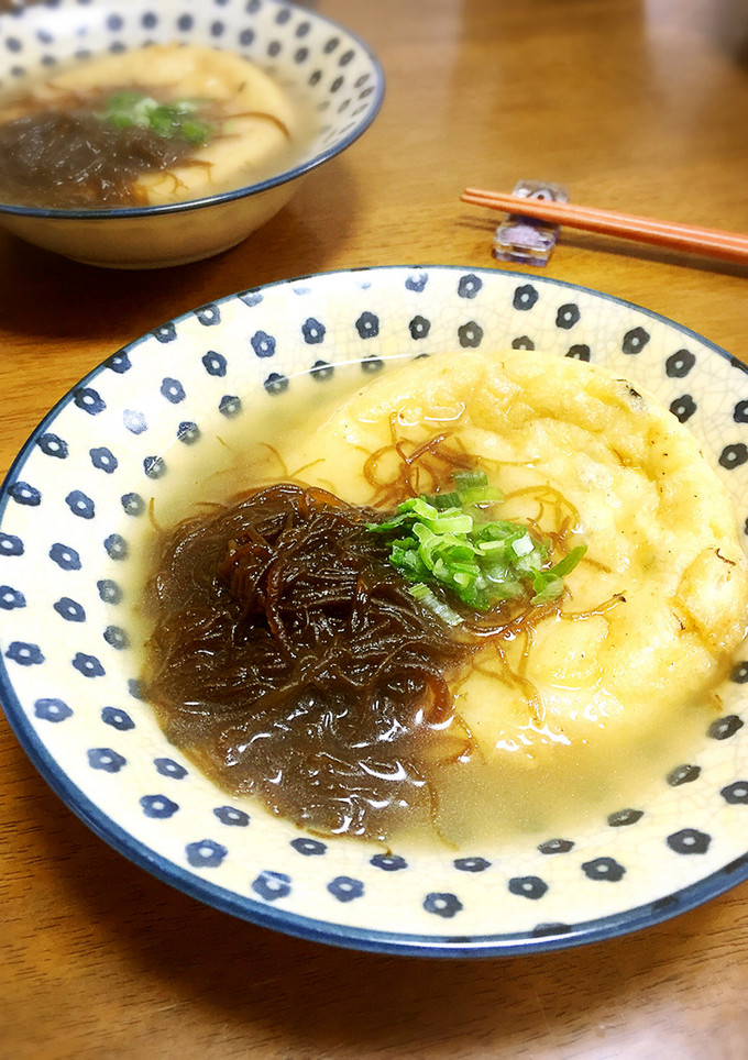 もずくとがんもの出汁煮-レシピのメイン写真