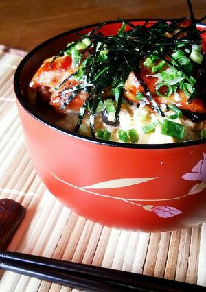ごろっと食感♪焼き鳥親子丼*-レシピのメイン写真