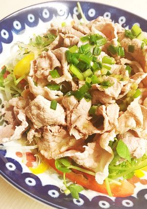 野菜たっぷり豚しゃぶサラダ-レシピのメイン写真