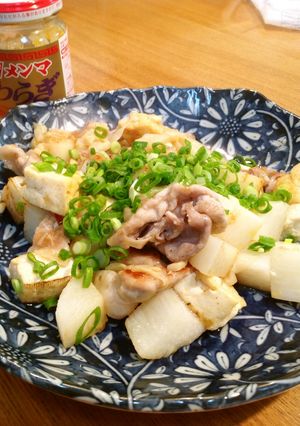 長芋と豆腐のメンマ炒め-レシピのメイン写真