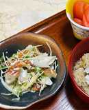 【健康介護】チクワとカイワレのサラダ