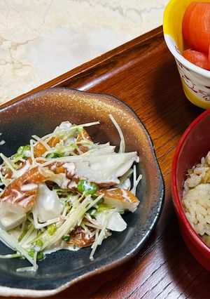 【健康介護】チクワとカイワレのサラダ-レシピのメイン写真