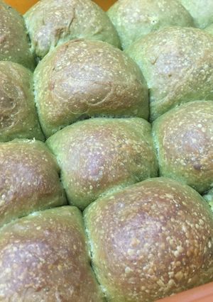 【自家製酵母】ちぎりパン・青汁-レシピのメイン写真