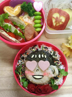 おそ松さんのバレンタイン弁当-レシピのメイン写真