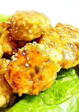 れんこんたっぷり鶏つくね-レシピのメイン写真
