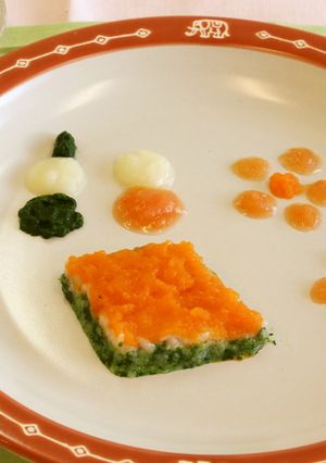 離乳食5か月～　ひなまつりプレート-レシピのメイン写真