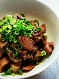 砂肝のゆでポン-レシピのメイン写真