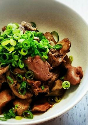 砂肝のゆでポン-レシピのメイン写真