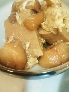 すき焼きの残り汁で高野豆腐の卵とじ 簡単-レシピのメイン写真