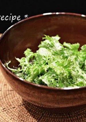 わさび菜とアボカドのサラダ-レシピのメイン写真