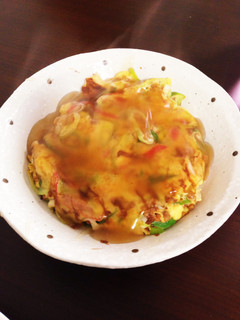 中華風★あんかけ納豆オムレツ★-レシピのメイン写真