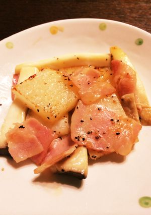 簡単☆長芋ベーコンの炒め物-レシピのメイン写真