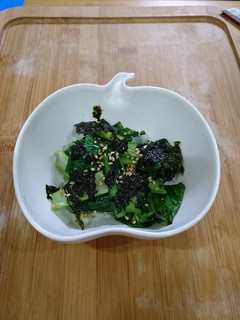 たっぷり胡麻の小松菜炒め-レシピのメイン写真